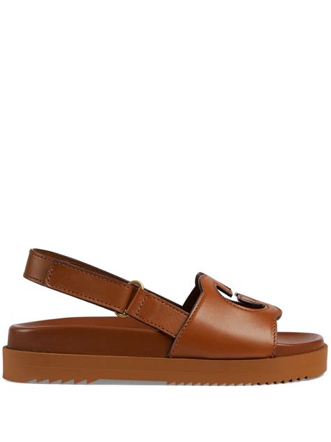 gucci sandalas brown the real real|brown gucci sandals .